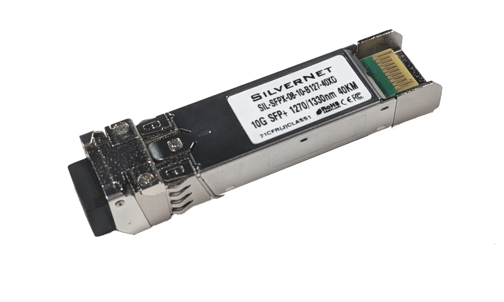 10Gbps Bi-Di SFP+ 1270nm TX FP 40km, 1330nm RX (08-10-B127-40XD)