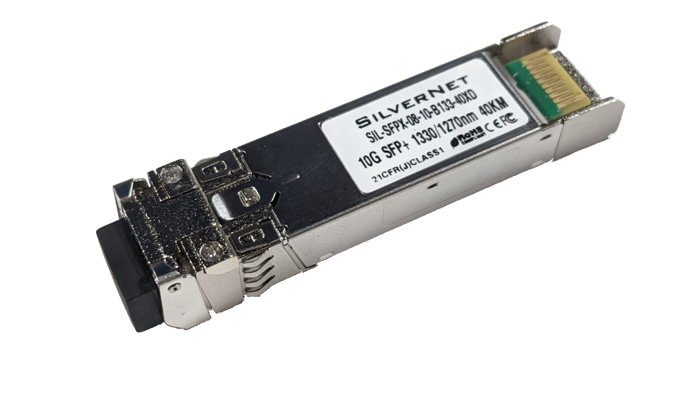 10Gbps Bi-Di SFP+ 1330nm TX FP 40km, 1270nm RX (08-10-B133-40XD)